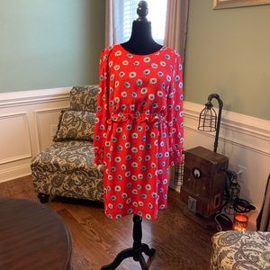 J Crew Pretty Print Dress!